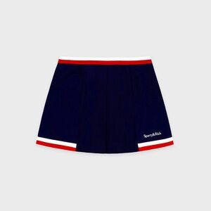 Sporty & Rich Trapeze Small Tennis Mini Skirt - Blue